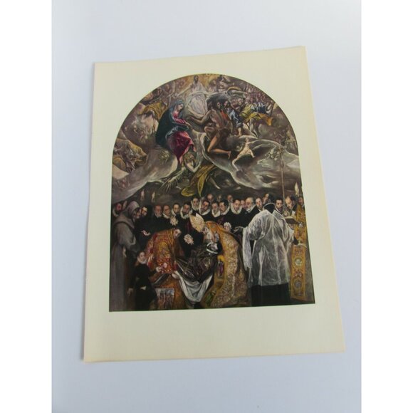 Vintage El Greco Print Burial of Count Orgaz 52845 - Picture 2 of 5